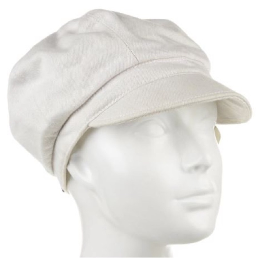 Burberry Cotton Newsboy Hat.
